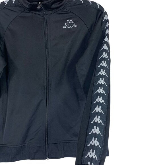 Kappa Men's Sweatshirt Kappa Full Zip Jacket black  sz small - Picture 10 of 16
